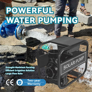 Pompa Air Tenaga Surya Veichi Otomatis AC/DC Hybrid 1Hp 2Hp 3Hp Aliran Besar Tekanan Tinggi Sentrifugal Permukaan untuk Irigasi - Product Image 4