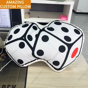 Quantité minimale de commande bas taies d'oreiller personnalisées Polyester coton Sublimation numérique imprimé canapé housses de coussin taie d'oreiller pour chambre