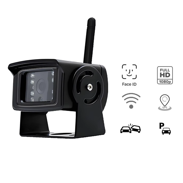 New 4G AI Camera DSM AI Dashcam Support Driver Status Monitoring Face ID Helmet Detection