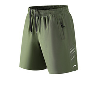 Shorts de sport pour hommes, longueur genou 5 pouces, imprimés, en tissu Oxford, séchage rapide, respirants, avec cordon de serrage