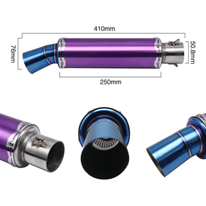 Tubo de Escape para Motocicleta de 50.8 mm, Silenciador Deslizante para NMAX XMAX FZ6 MT07 Horn-et 600 CRF230 CB650R <span class=keywords><strong>CB1000R</strong></span> - Product Image 3