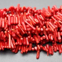 Perles d'espacement de corail de bambou de mer naturelle en gros d'usine pour bijoux à bricoler soi-même pour colliers et bracelets