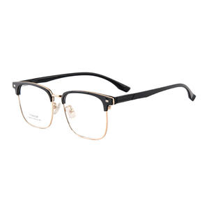 Montures de lunettes rectangulaires Danyang, monture intégrale en titane, verres en résine, unisexe, légères, style professionnel tendance - Product Image 1