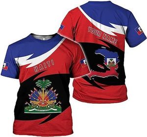 T-Shirt da Uomo con Design Haitiano Personalizzato, Casual e Comoda, Alta Qualità, Manica Corta, <span class=keywords><strong>Abbigliamento</strong></span> Unico all'Ingrosso - Product Image 4