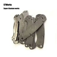 Cadres de couteau de poche personnalisés en usine, manches de couteau colorés, cadres de couteau CNC pour Para 3 Spyderco Benchmade Bugout 535