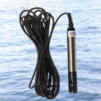 Capteur de conductivité de l'eau EC LEADMED RS485 avec compensation de température, matériau SS316, alimentation DC12-24V, personnalisable OEM