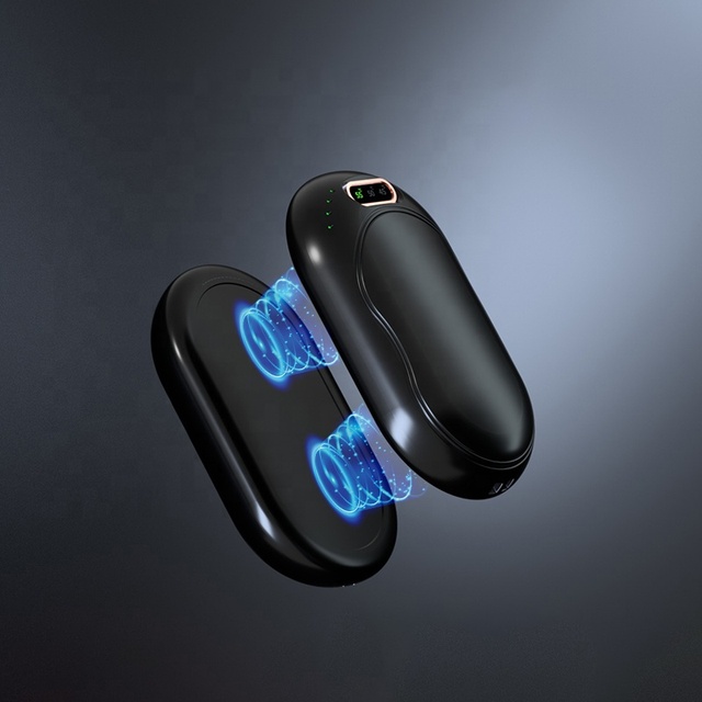 New Design Ideas 2023 Wholesale C308 Magnetic Two Pack Hand Warmer ultra Thin Rechargeable Electric Mini Portable Hand Warmer