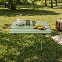 Table pliante portable personnalisable pour le camping, le barbecue, le thé et les pique-niques à la plage