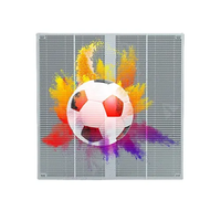 Écran LED transparent pour intérieur et extérieur, grille transparente, haute perméabilité, écran LED, directement de l'usine