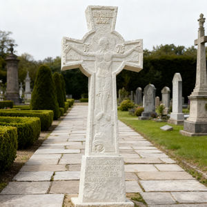 Vente <span class=keywords><strong>en</strong></span> gros de pierres tombales funéraires américaines traditionnelles personnalisées <span class=keywords><strong>en</strong></span> granit <span class=keywords><strong>marbre</strong></span> croix monuments pour cimetière extérieur mémorial - Product Image 3