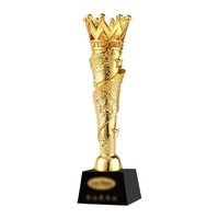 Personnalisé 3D Laser Graver Récompense Rond Blanc Football Trophées Plaques Gravé Logo Métal Football Trophée Pour Souvenirs Cadeau