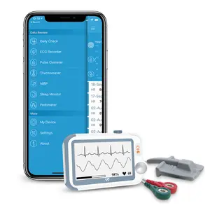 Viatom Checkme Pro医疗器械行业手持式脉搏血氧计成人生命体征监护仪血压监护仪动态心电图机
