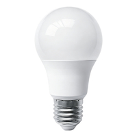Ampoule LED SMD WOOJONG A19 avec capteur de mouvement, culot E26/B22, corps en AL+PC, angle de faisceau 220°, certifiée Energy Star pour le marché nord-américain
