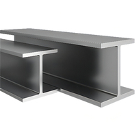 Poutre en acier profilée en H laminée à chaud, type H, fer S235JR A36 A355JR, poutres en acier à faible teneur en carbone pour la construction, poutre en acier de type H