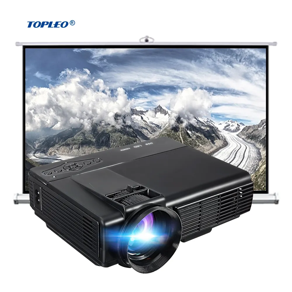 Bakuyeo — Micro projecteur de cinéma HD, Lumens, haute puissance, avec Wifi, 4k, pour l'école