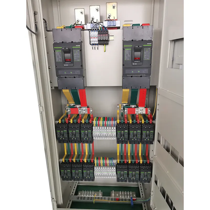 Kotak distribusi daya papan Panel kontrol daya 600V, peralatan kontrol otomatis lengkap kustom