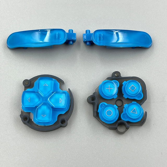 1PC Replacement Cross Function Button For PSVita 2000 White Black  L R Trigger Button For PSV2000 Repair parts