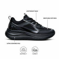 Chaussures de sport décontractées pour hommes, légères, respirantes, confortables, à plateforme souple, pour la marche et la course en extérieur, vente en gros sur mesure