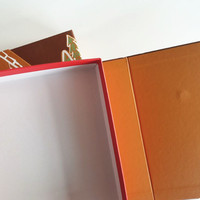 Kotak Hadiah Magnetik Kaku Bergaya Buku dengan Cetak Kustom, Kotak Hadiah Kertas untuk Lilin, Kemasan Hadiah Liburan Natal