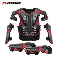 Casque de moto et veste de protection pour enfants avec fonctions anti-chute et résistantes à l'usure pour les jeunes motocrossistes