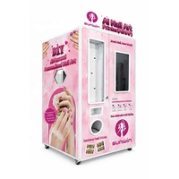 Kiosque de vente automatique d'imprimantes à ongles en libre-service avec impression automatique et terminal de paiement intégré