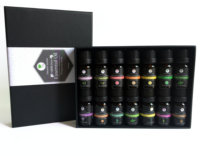 Coffret Cadeau d'Huiles Essentielles 14x10ml Qualité Thérapeutique Lavande Arbre à Thé Eucalyptus Citron Patchouli Orange pour Diffuseur OEM ODM