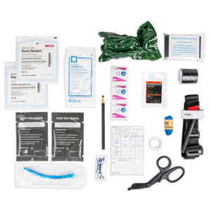 2025ชุดปฐมพยาบาลทางการแพทย์แบบยุทธวิธีช่วยห้ามเลือดชุดปฐมพยาบาลห้ามเลือดชุดปฐมพยาบาลฉุกเฉินพร้อมสายรัดห้ามเลือดผ้ากอซดินขาว - Product Image 2