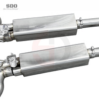 Échappement complet haute performance en acier inoxydable SDO pour Mercedes Benz G63 AMG W463A W464 4.0T 2018-2026 avec downpipe droit