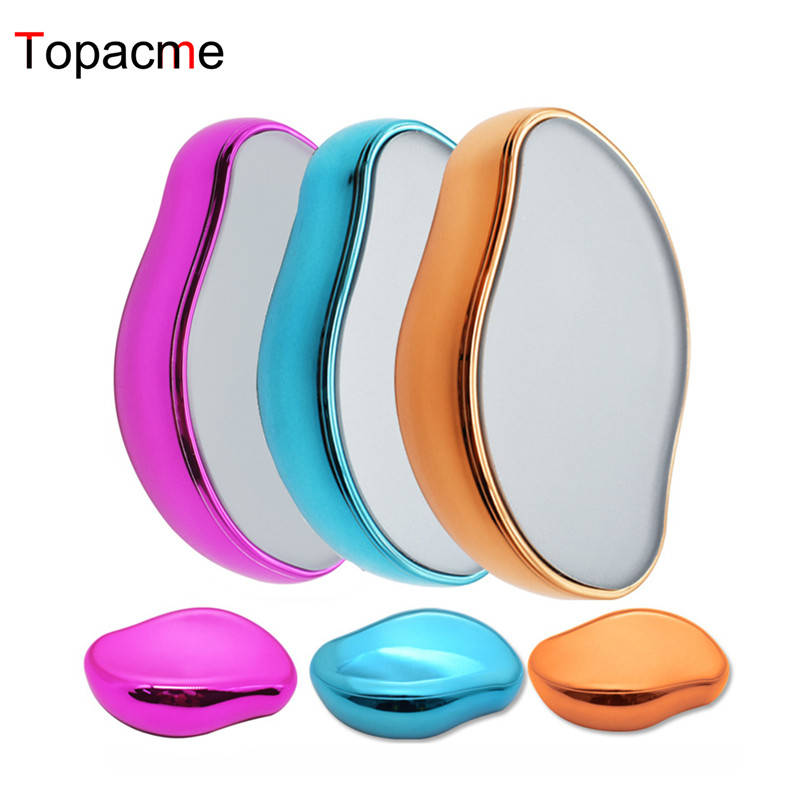 Физическое Удаление волос безболезненное волшебное средство для удаления волос из хрустального стекла ластик для ног и рук