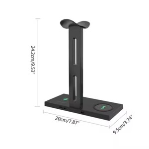 Mới Nhất Bền Phong Cách 3-Trong-1 Sạc Không Dây Đứng Đồng Hồ Thông Minh Quản Lý Cáp Điện Thoại Sạc Trạm Sạc Nhanh Tính Năng - Product Image 6