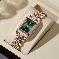 Montre-bracelet de luxe Gohuos 7815 pour femme, étanche, à quartz, pour dames, femmes et jeunes filles, avec coffret et sac d'emballage