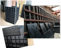 Système de coffrage en plastique moderne et léger en panneaux de plaques murales et colonnes en PP FRP pour la construction de maisons en béton