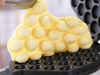 Gaufrier pour Bubble/Egg Waffle, électrique 220V, Portable, Commercial