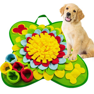 Pet <b>Snuffle</b> <b>Mat</b> for Dogs Treats Feeding for Small Dogs Non-Slip Interactive Pet Puzzle Toys Encourages Natural Foraging Skill - Product Image 3