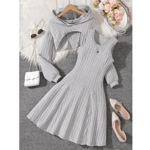 navy blue dress for baby girl Gubotare Teen Girl Christmas Dresses Girls Dresses for Winter Long Sleeve Teen Girls Clothes Casual Dresses Size 13-14(Purple,13-14 Years) main image 0
