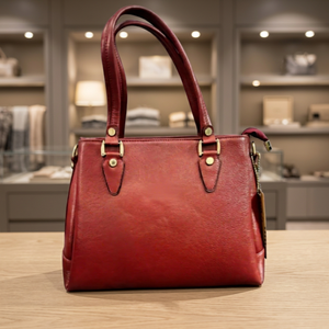 Women's Lightweight Durable Waterproof Genuine Leather Fashion Travel Outdoor Zipper Closure Easy Wear Shoulder Purse - Product Image 5