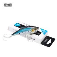 Appât de pêche de haute qualité Kingdom VIBE, leurre de pêche artificiel vibrant avec des yeux 3D pour la pêche au musky