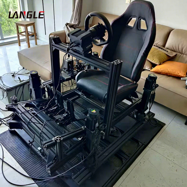 Indoor 6 Dof Motion Platform Racing Driving Simulator Driving Game VR Car Simulator Machine for Theme Park Game Center