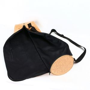 Boshiho Wholesale Large Yoga Mat <b>Tote</b> <b>Zip</b> up ECO Friendly Cork Yoga Sling Bag Travel Bags and Gym Bag - Product Image 2