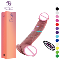 Gode vibrant télescopique produits pour adultes ceinture de vibration télescopique chauffante masturbation féminine à distance sans fil jouets sexuels gode