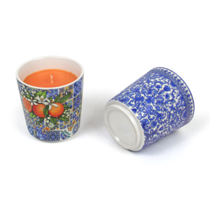 Coffret Cadeau de Bougies Parfumées en Céramique de Luxe Personnalisées, Bougies d'Aromathérapie aux Agrumes en Cire de Soja Naturelle, Pots en Gros pour Parfums d'Ambiance - Product Image 3