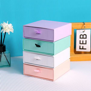 ขายส่งหรูหราโลโก้ที่กำหนดเองขนาดเล็กกล่องกระดาษแข็งเครื่องประดับบรรจุภัณฑ์กระดาษกล่องเครื่องประดับด้วยฟองน้ำ - Product Image 6