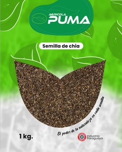Graines de chia noires séchées en vrac de qualité supérieure pour l'agriculture, marque privée, emballées par Puma, superaliment - Product Image 3