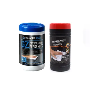 Factory can customize the logo cylindrical wipes car interior cleaning wet wipes super clean wipes for car
