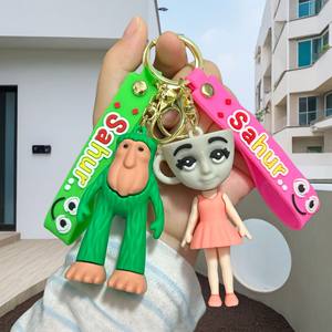 Nuevo y popular llavero transfronterizo TungTungTungSahur, llavero grande de montaña y mar, colgante para bolso - Product Image 4