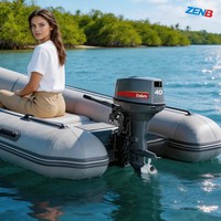 Nuevo Motor Fuera de Borda de Gasolina J de 40HP y 2 Tiempos 2025, Compatible con Tecnología Yamaha