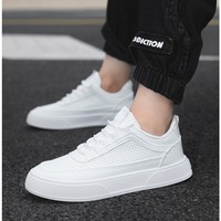 Chaussures décontractées pour hommes, légères, respirantes, en mesh, à lacets, avec imprimé floral