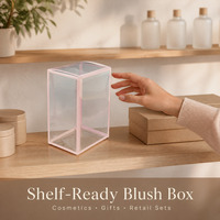 Boîte en plastique transparent PET personnalisée, écologique, en matériaux recyclés, avec trou de suspension, pliable, pour emballage de vaisselle pour bébé, épaisseur 0,3-0,5 mm