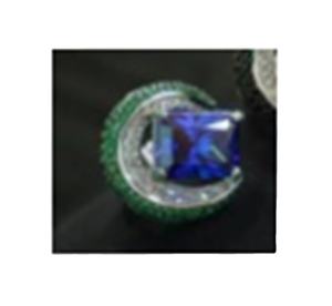 แหวน925สำหรับผู้หญิงสำหรับใส่คอกเทลสีเงินสเตอร์ลิงขนาดใหญ่อินเทรนด์ขายส่ง - Product Image 1