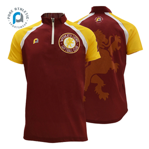 Veste de Cage de Frappeur de Sublimation PURE 100% Polyester Chemise de Baseball à Fermeture Éclair Quart Personnalisé Équipes Vêtements de Sport Veste de Cage de Baseball - Product Image 1